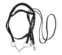 ibasenice Ecuestre De Nailon Duradero para Entrenamiento De Caballos Cabezada De Cuerda para Establos Riendas Multiusos para De Caballos