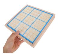 ibasenice Educativo para Sudoku Tablero de Números Azul Lógico con Cajón Desarrollo de Razonamiento y Entrenamiento Mental