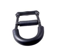 ibasenice Ejercitador de Muñeca y Antebrazo Compacto Negro Resorte de Acero Antioxidante y Empuñadura ABS Antideslizante para Entrenamiento de Fuerza y Mejora de Agarre en Casa y Gimnasio