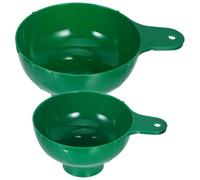 ibasenice Embudo de Boca Ancha 2 Piezas de Plástico Alta Durabilidad para Llenar Frascos y Aceites en Cocina Familiar