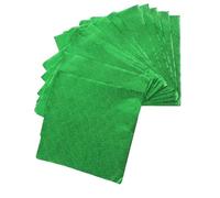 ibasenice Envoltorios Diseño Verde 100 de Papel de Aluminio Fácil de Doblar y Apariencia Elegante para Chocolate y Caramelos para Bodas y Diversas Ocasiones