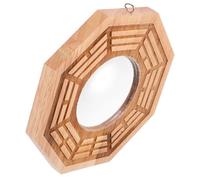 ibasenice Espejo para Pared Bagua Forma Convexa en Acrílico, Herramienta Feng Shui para Estudio y Negocio, Fácil Instalación y Protección Energética