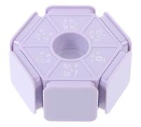 ibasenice Estampadores para Profesores Diseño Hexagonal de Pp Púrpura, Sellos de Ánimo para Comentarios Rápidos y Mejora ocente