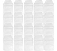 ibasenice Estuche Transparente Material PVC Práctico y Resistente para Bolígrafos de Gran Capacidad Paquete de 20 Unidades para Médicos y Enfermeras