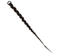 ibasenice Extensión de Cabello Trenzada Sintética Negra para Mujeres, Volumen Completo Caída, Material de Seda Resistente a Altas Temperaturas para Eventos y Halloween