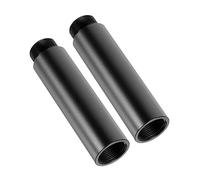 ibasenice Extensor de Micrófono 2 Tubos Ligeros de Aleación de Aluminio Negro para Extensión de Soporte de Micrófono, Ideales para Brazos de Suspensión Ajustables