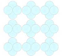ibasenice Fichas de Bingo Transparentes de 19mm de Acrílico Azul 100 Acabado Pulido y Diseño Liso para y Aprendizaje de Matemáticas