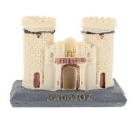 ibasenice Figura de Castillo de Resina para Micropaisajes, Decoración para Casas de Muñecas y Accesorios para Mesa de Arena, Miniatura Detallada para Jardín en Miniatura, Estilo Palacio