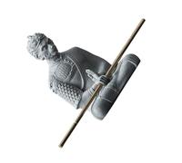 ibasenice Figurita Wukong de Resina para Acuario Adorno Sólido con Paisaje Submarino Estatua Zen para Decoración de Mesa Peceras y Estanques