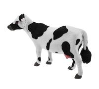 ibasenice Figuritas de Vaca Realistas de Resina para Decoración y Educación Infantil de Animal de Granja Accesorio para Fotografía y Propósitos Educativos