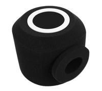 ibasenice Filtro Antipop y Funda a Prueba de Viento para Micrófono C1 Condensador, Equipo de Producción Musical, Color Negro Marco Claro, Espuma Absorbente de Sonido para Grabación