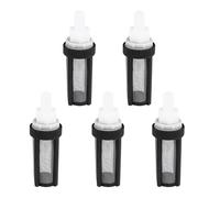 ibasenice Filtro para Microbomba de Entrada de Agua 9 MM de Acero Inoxidable 5 Piezas Colador Sumergible para Sistema de Riego y Equipos de Bombeo