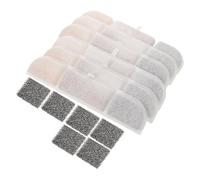 ibasenice Filtros y Esponjas de Algodón de Repuesto Sistema de Filtración y Cáscara de Coco para Dispensador Automático de Agua para Gatos y Perros