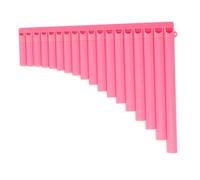 ibasenice Flauta De Pan Portátil: Mini Flautas De Pan, Instrumento Musical Tradicional Chino, Fácil De Aprender, Color Rosa.