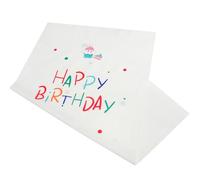 ibasenice Fondo Práctica de Cumpleaños de Foto de Poliéster para Blanco Decoración y Sencilla en Fiesta de Cumpleaños Infantil