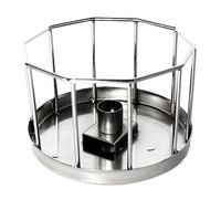 ibasenice Fuente de Agua Potable Automática para Tortugas de Tierra y Reptiles Comedero de Acero Inoxidable Anti Bebedero de Mascotas para Terrarios y Habitats de Dragón Barbudo