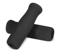 ibasenice Funda Acolchada para Empuñaduras de Andador y Silla de Ruedas de Nbr Negro, Reduce Fatiga y Mejora Agarre, Pack de 2 Unidades para Diversas Aplicaciones