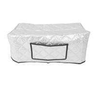 ibasenice Funda Antipolvo Adecuado para Decoración del Hogar y Espacio de Trabajo de Aluminio y Algodón, Resistente al Desgaste, Plegable con Bolsillo para Máquina de Coser