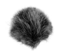 ibasenice Funda de Piel Prueba de Viento para Micrófono Paravientos Peludo Protector de Viento para Grabaciones Interiores Accesorio de Micrófono
