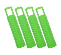 ibasenice Funda para Mango de Trapeador 19 Mm de Plástico Antideslizante, Recambio de Empuñadura 4 Piezas, Accesorio para Escoba de Limpieza en Hogar y Oficina