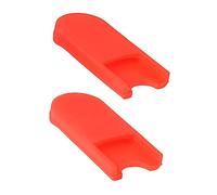 ibasenice Funda Protectora para Pulgar de Saxofón Roja 2 Unidades, Cojín de Silicona Antideslizante Soporte en Forma de Silla de Montar, Accesorio Cómodo y Duradero para Saxofón