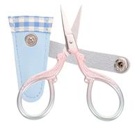 ibasenice Funda Protectora para Tijeras de Costura y Bordado, Cubierta de Piel con Cierre de Hebilla, Tamaño Compacto para Tijeras de Colores, Adecuado para Manualidades, Hogar y Uso