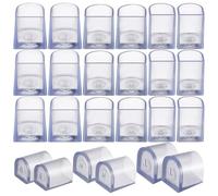 ibasenice Funda Protectora Talón del Zapato Transparente Tamaño L M y S 12 Pares Duraderos Antideslizantes para Tacones Altos Protección contra Desgaste y Hundimiento Adecuado para Uso