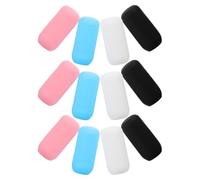 ibasenice Fundas Paquete para de Botellas Prueba de a Silicona de Fugas Protectoras, Diseño Simple de 12 Piezas y Champú y Dispensadores