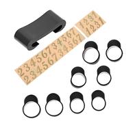 ibasenice Fundas Para Dedos De De Lengüeta Pegatinas De Notas y Soporte Para Baquetas Duraderas y Cómodas