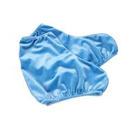 ibasenice Fundas para Patines Resistentes al Desgaste y Elásticas, Cubrezapatos para Botas de Patinaje Artístico, Color Azul Claro, Talla L, para Uso en Hielo y Patinaje Recreativo