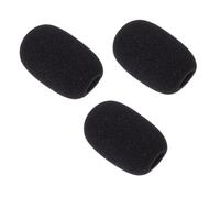 ibasenice Fundas Protectoras para Micrófono de Esponja Negra, 5 Piezas, Accesorios Profesionales Que Evitan Humedad y Protegen Micrófonos para Escenarios y Conferencias