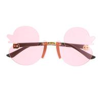 ibasenice Gafas de pato - Lindas gafas de sol sin montura para cumpleaños infantiles - Adorables originales con forma de pato - Accesorios para fotomatón de fiestas hawaianas para cumpleaños y días