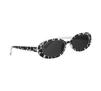 ibasenice Gafas de Sol Ovaladas de Vaquera para Mujer y Niña, Ligeras y Protectoras Montura Pequeña de PC para Ciclismo y Carreras