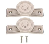 ibasenice Ganchos para Cortinas de Aleación Diseño Simple y Bordes Suaves, 2 Piezas para Colgar en Pared y Decorar Habitaciones Estilo Elegante