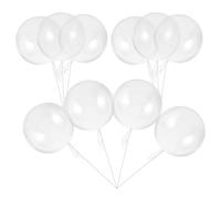 ibasenice Globos Bobo Transparentes Diseño Claro y Fácil de Usar de Plástico 35 para Decoración de Cumpleaños y Bodas Adecuado para Fiestas y Eventos Obsequios