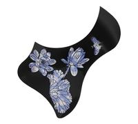 ibasenice Golpeador de Guitarra Acústica Estampado de Flor Protección Antirayaduras Autoadhesivo para Repuesto de Instrumento Accesorios de Guitarra
