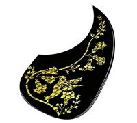 ibasenice Golpeador de Guitarra Placa Antirayaduras Adhesivo Protector para Guitarra Acústica Protección contra Impactos