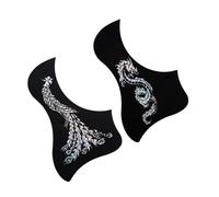 ibasenice Golpeador para Guitarra Acústica de 41 Pulgadas Diseño Creativo y Adhesivo Antirayaduras, Protección Durable Material Pvc en 2 Piezas
