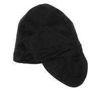 ibasenice Gorro Soldador Ignífugo de Algodón Negro, Protección contra Salpicaduras y Cómodo para Uso Industrial en Entornos de Soldadura Pesada