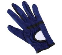 ibasenice Guante de Golf para Hombre Diestro Azul de Fibra, Antidesgaste | Reducción de Ampollas y Protección de Dedos, para Zona de Práctica y Partidos, Ajuste Seguro