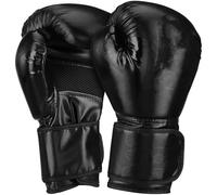ibasenice Guantes de Boxeo de Cuero PU para Hombre, Par 12 Oz, Guantes de Entrenamiento Antideslizantes y Protección para Sparring, Equipo de Boxeo para Deportes y Entrenamiento