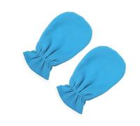 ibasenice Guantes Exfoliantes para Cuidado Belleza de Manos Franela y Poliéster, Reutilizables y Conservan el Calor para Uso Diario Spa Profesional