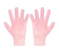 ibasenice Guantes Hidratantes de Sebs Rosa Función Blanqueadora y Reparadora para Manos Secas y Ásperas para Mujer para Cuidado Nocturno Piel