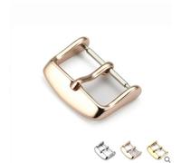 ibasenice Hebilla de Reloj Diseño Clásico Simple Galvanizada de Acero Inoxidable 316l en Pack de 6 Piezas Ligera y Fácil de Instalar para Correas de Reloj de Hombre