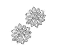 ibasenice Hebilla De Zapato y Clip Para Zapatos De Cristal y Metal, Decoraciones Removibles Para Boda, Accesorios Duraderos Para Tacones Altos De Mujer, Par De 2 Piezas Diseño Forma De Gota De Agua