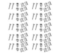 ibasenice Hebillas Metálicas para Bloqueo de Clavijero Guitarra Eléctrica, Pack 10 Unidades, Guías de Cuerdas Compactas, Accesorio Duradero para Afinación y Mantenimiento de Instrumentos Musicales