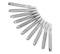 ibasenice Herramientas de Afinación de Piano, Kit de 10 Clavijas de Acero para Reparación y Ajuste, Accesorios para Afinadores y Mantenimiento de Teclados