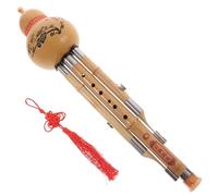 ibasenice Hulusi para Principiantes y Amantes la Melodía Varios estilos de Bambú Hecho a Mano, Instrumento Musical Étnico en Tonalidad C Fidelidad Acústica Pura y Diseño Varios estilos