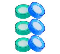 ibasenice Humedecedor yemas Dedos Esponja 6pcs con Material Ebonita para Cajeros, Ideal para Archivo y Clasificación en Oficinas Color Aleatorio