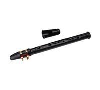 ibasenice instrumento musical saxofón agujero pequeño Saxo de bolsillo negro viento de madera saxaboom pocket saxophone Saxofón portátil saxo mini juguete del saxofonista saxófono Black